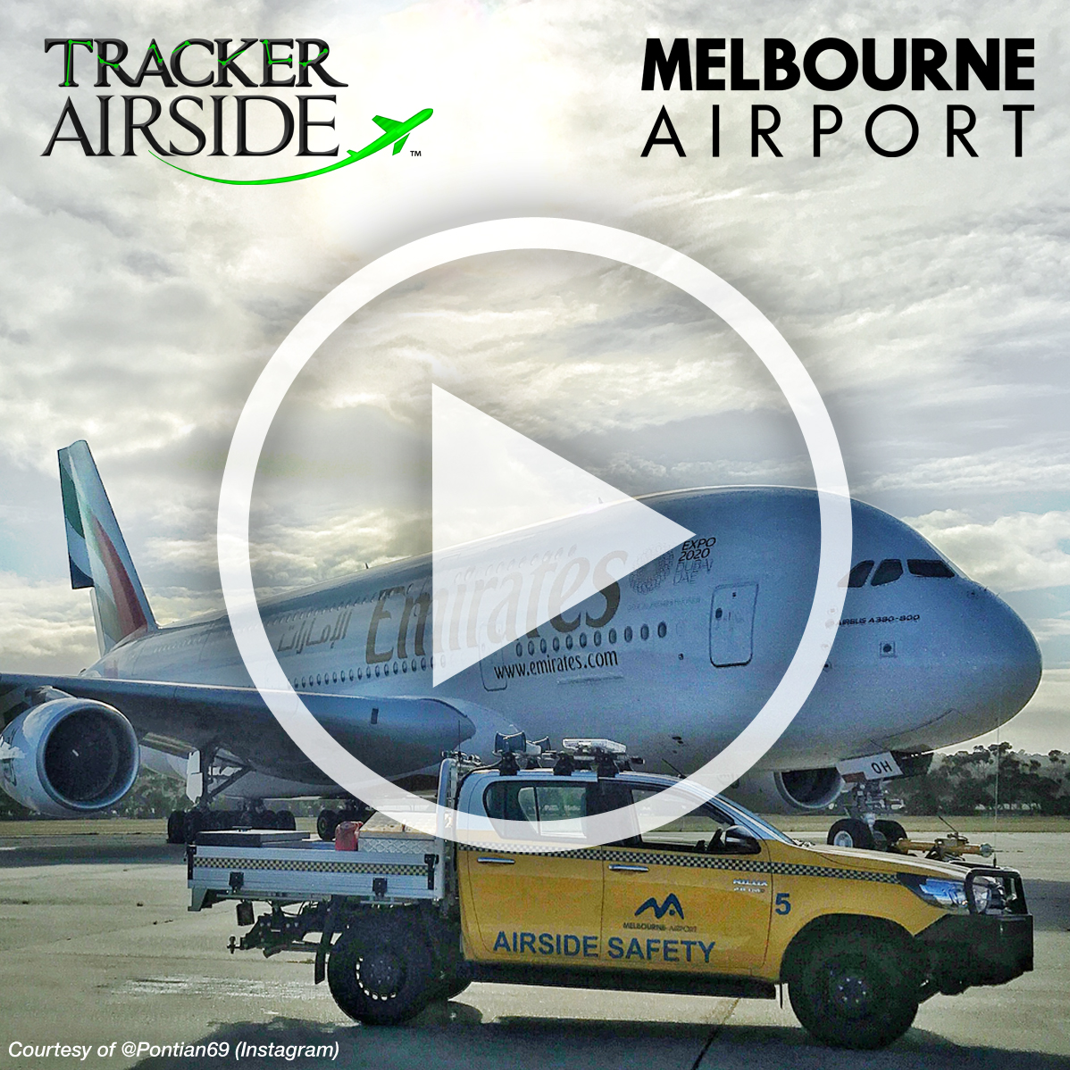 Melbourne Airport TrackerAIRSIDE Video